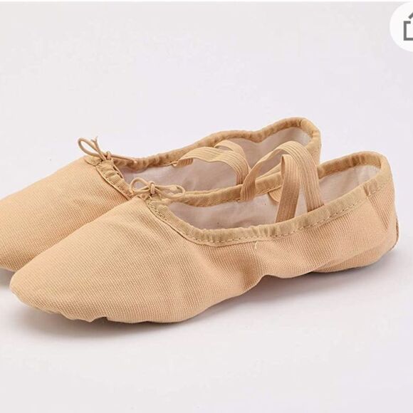 MissFiona Canvas Ballet Slippers 2 pair - Picture 7 of 7